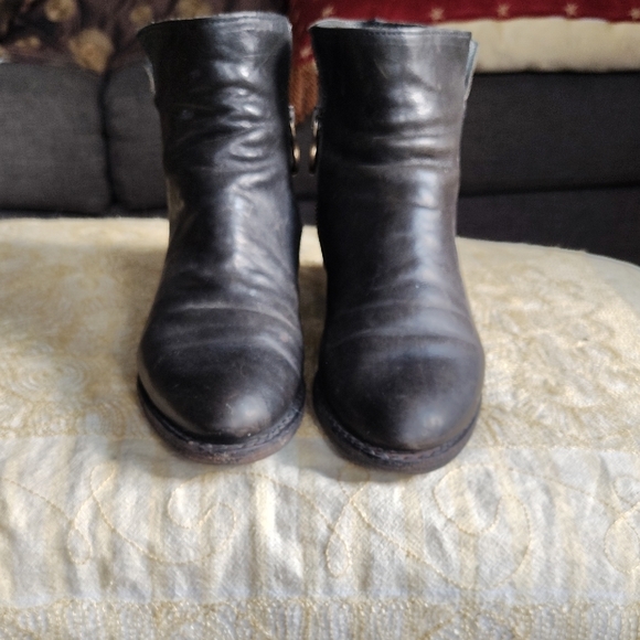 Fiorentini + Baker Dark Gray Ankle Boots - Picture 6 of 7